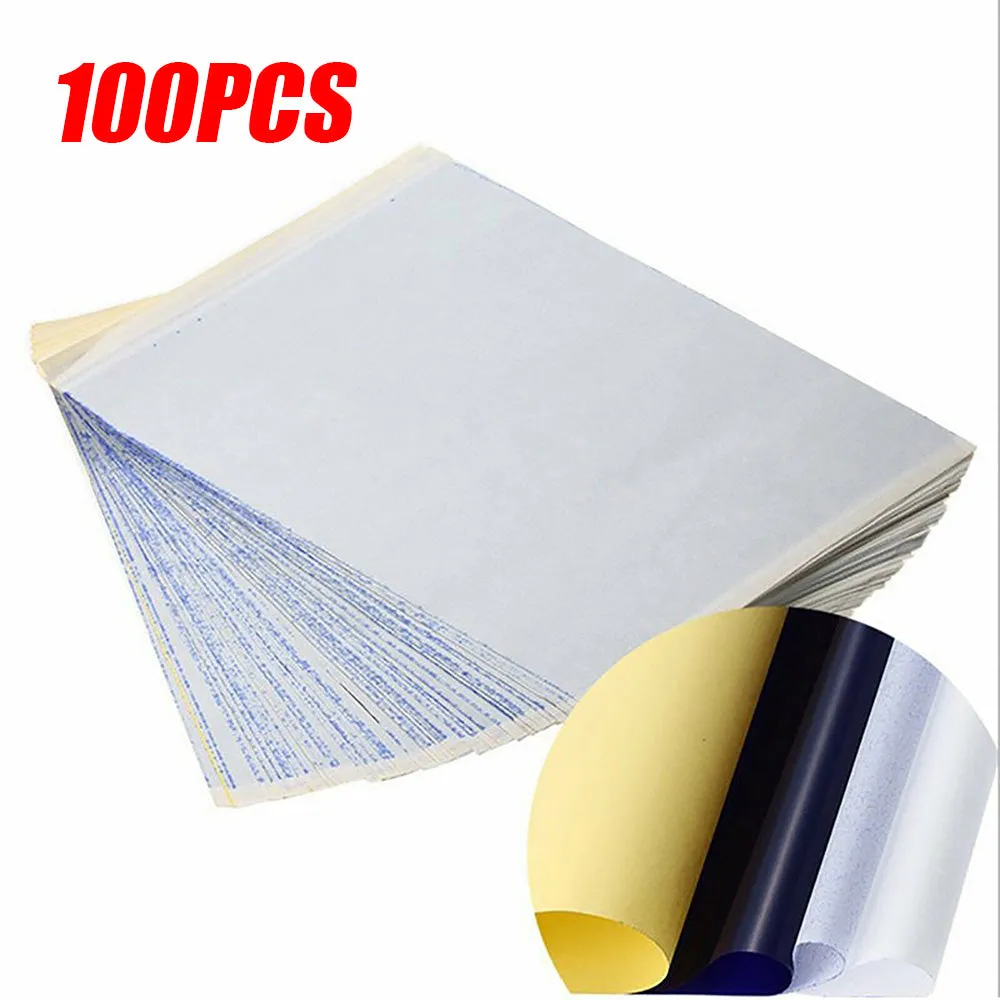 100X Tattoo Stencil Transfer Paper | Spirit Thermal Carbon Tracing Supplies