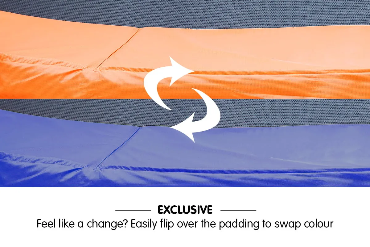 10ft Reversible Replacement Trampoline Pad Round - Orange/Blue