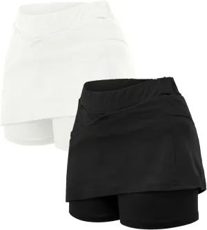 2025 Women's Plus Size Shorts,Women's Knee Length Skorts Skirts Tennis Athletic Golf Causal Skort with Pockets