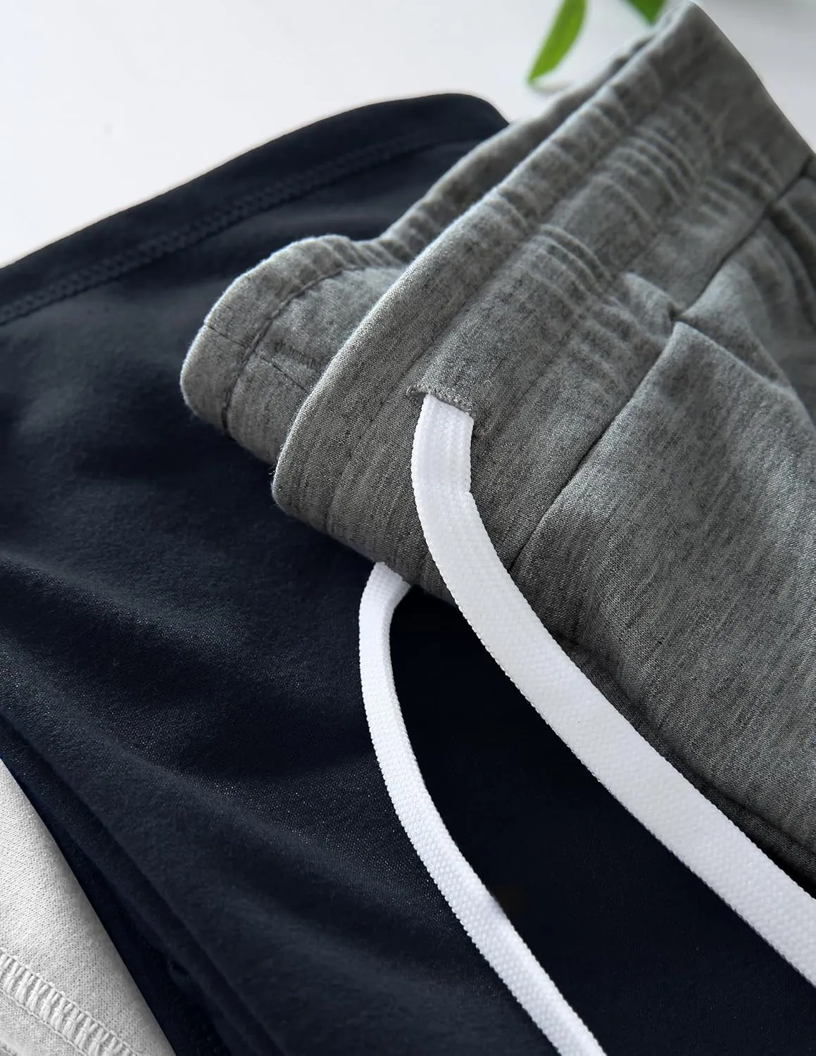 3 Pack Boys' Pull On Jogger Shorts Youth Kids Casual Terry Sweat Shorts with Pockets Drawstring