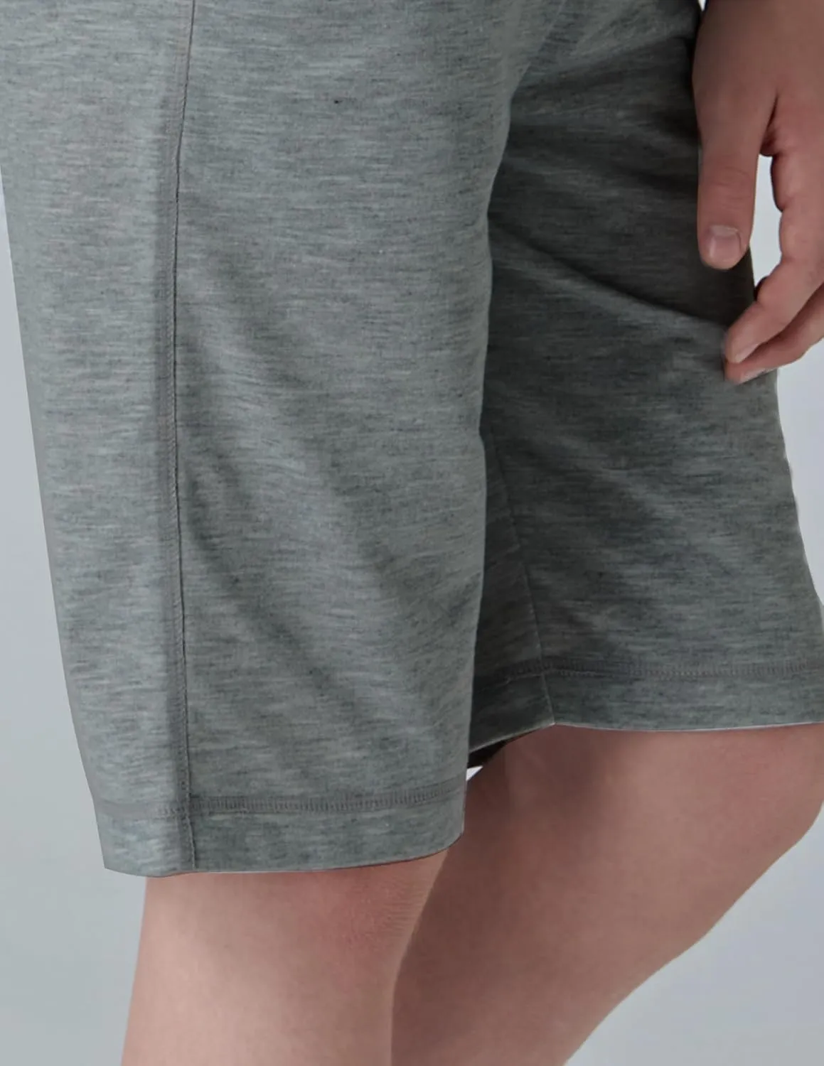 3 Pack Boys' Pull On Jogger Shorts Youth Kids Casual Terry Sweat Shorts with Pockets Drawstring