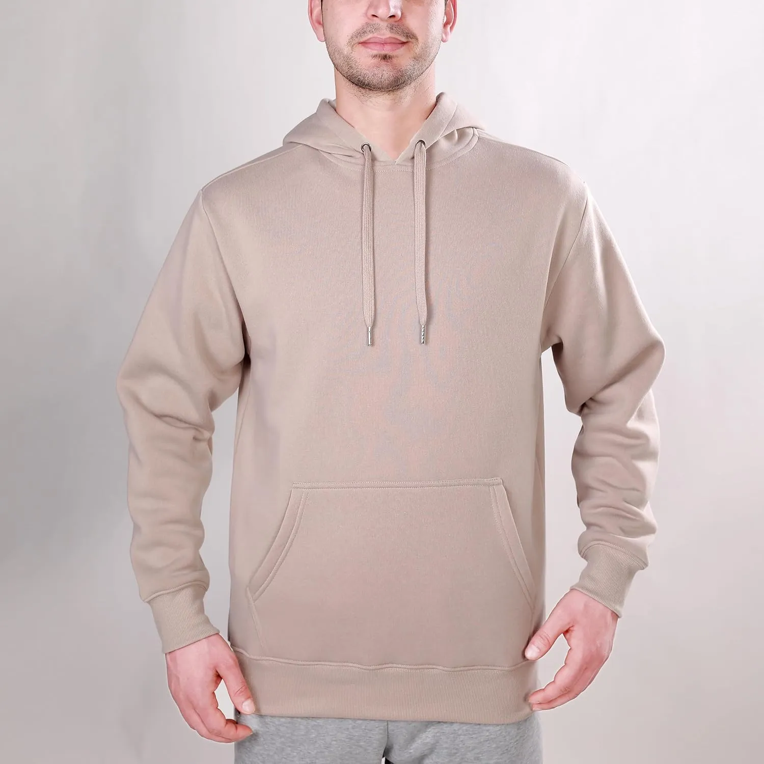 3 Pack Mens Fleece Hoodie Long Sleeve Lightweight Athletic Workout Sweatshirt for Men with Pockets