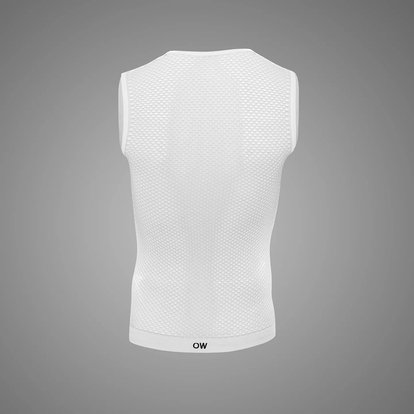 Base TT Sleeveless Cycling BASE LAYER in White by Outwet