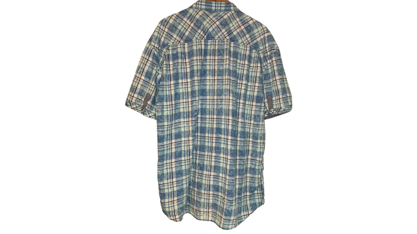 BKE Vintage Plaid Short Sleeve Shirt, 3x