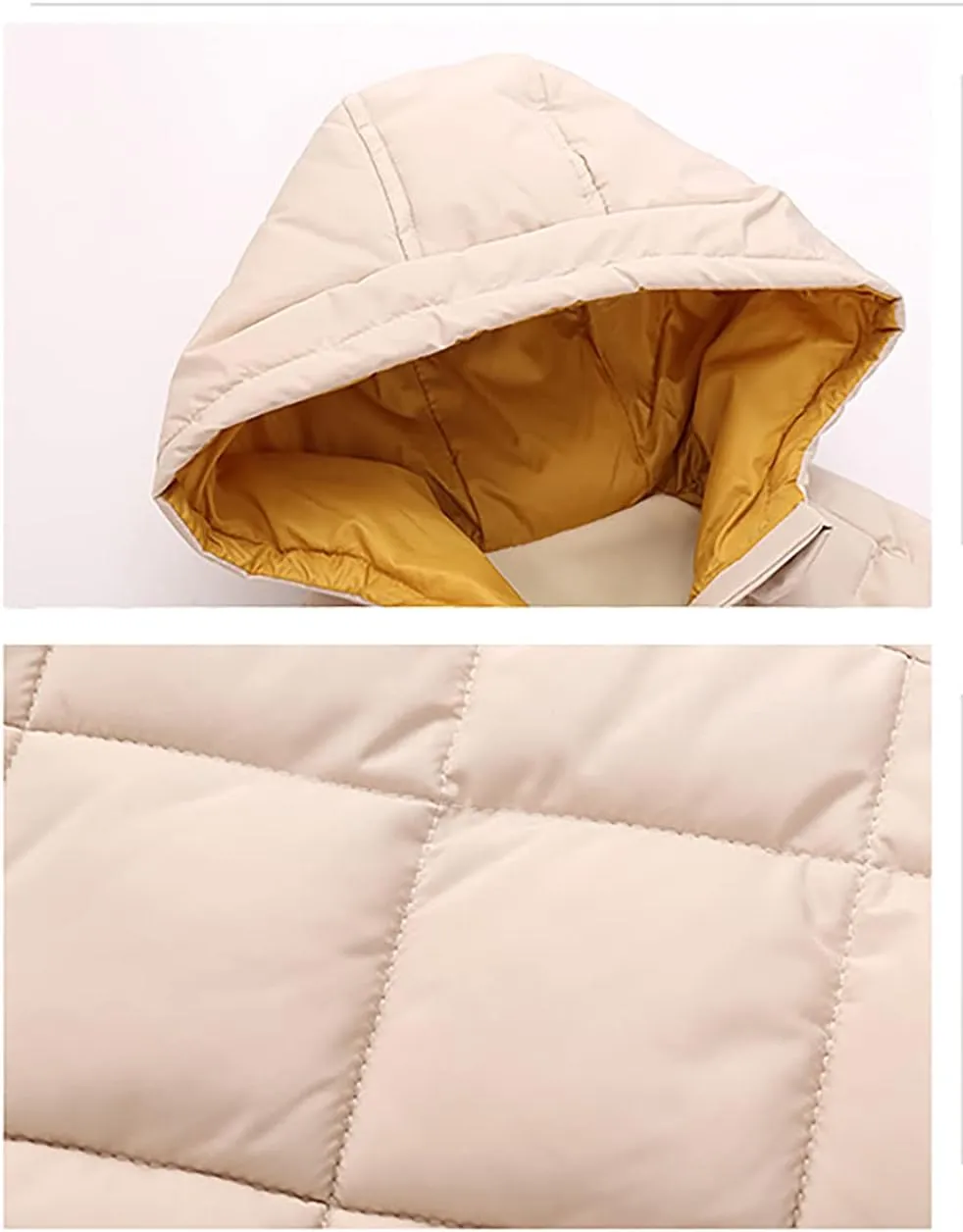 Boys Girls' Winter Coat Light Puffer Jacket Hooded Warm Down Coat Outwear Water-Resistant Packable Puffer Jacket Coat