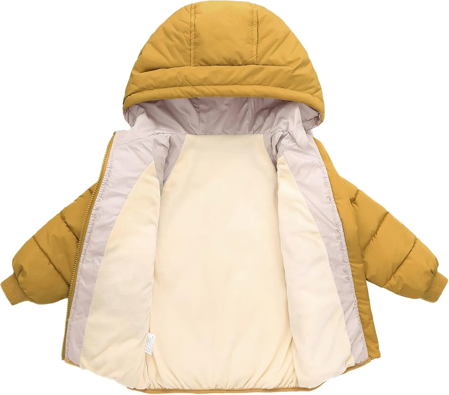 Boys Girls' Winter Coat Light Puffer Jacket Hooded Warm Down Coat Outwear Water-Resistant Packable Puffer Jacket Coat