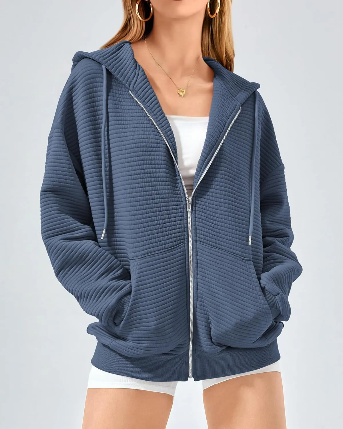 BTFBM Zip Up Hoodie Women Long Sleeve Sweatshirts Fall Outfits 2025 Oversized Hoodies Casual Fashion Jackets