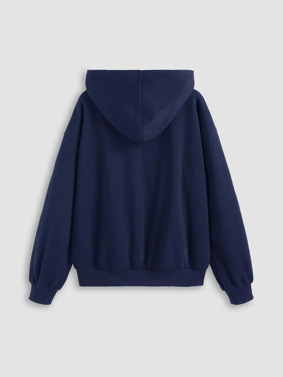 CIDER Womens Oversized Zip Up Hoodies Casual Long Sleeve Sweatshirt with Pockets