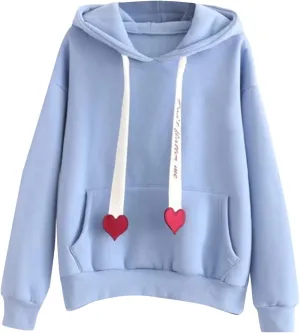 cooki Fall Outfits for Women Sweatshirts Blue Kawaii Shape Hoodie for Girls Cute Teens Animal Shark Hoodies Cosplay Hoodies