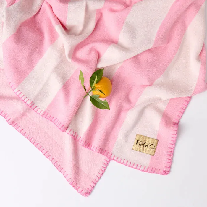 Cotton Candy Cotton Knitted Blanket