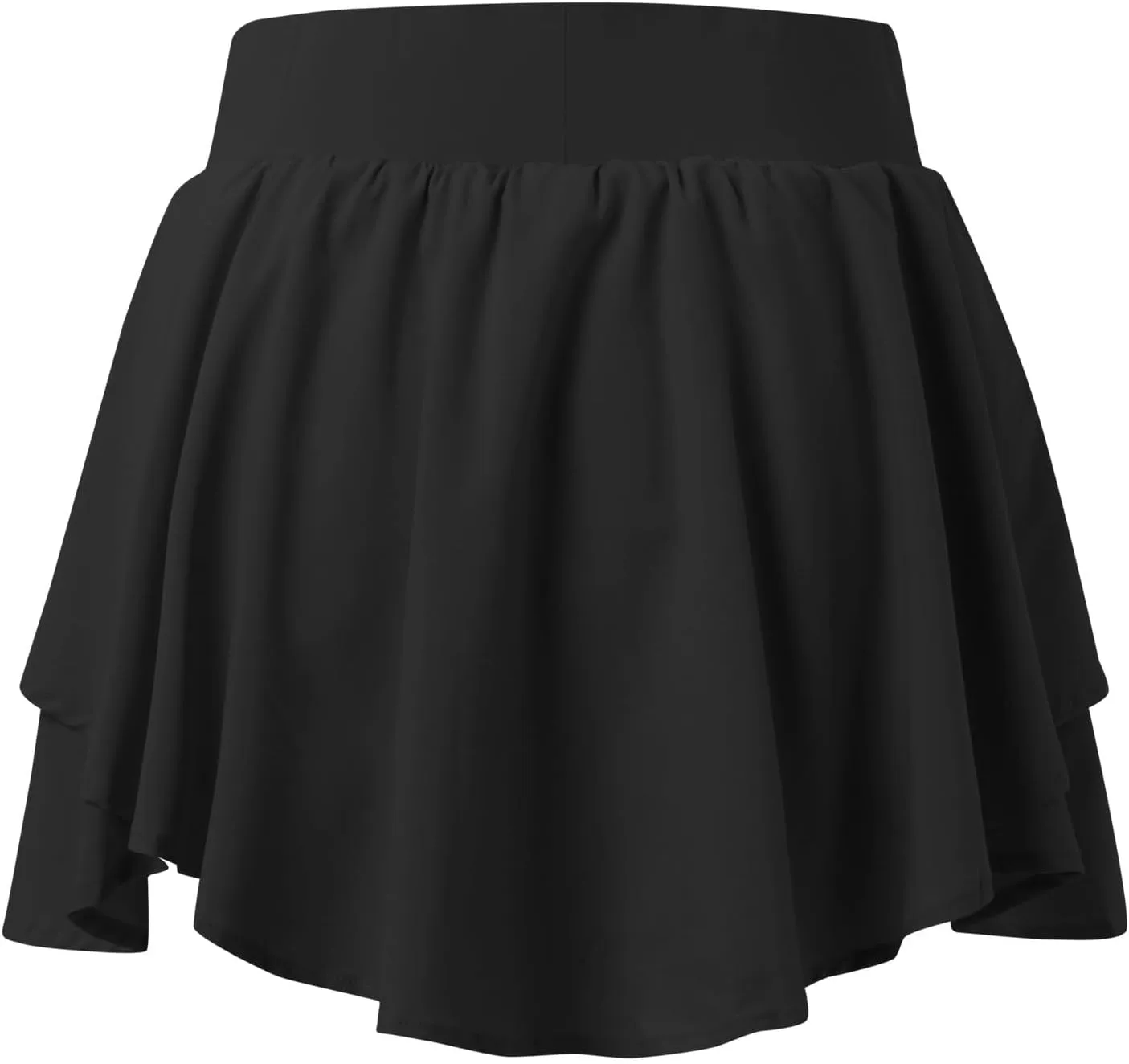 Crossover Flowy Shorts for Women 2 in 1 Athletic Gym Workout Butterfly Short Sweat Cute Yoga Skirt Skort with Pockets