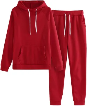 Cute Summer Outfits for Women 2 Piece Lounge Hoodie Oversized Sweatshirt Jogger Sweatpants Tracksuit Set Fall Clothes
