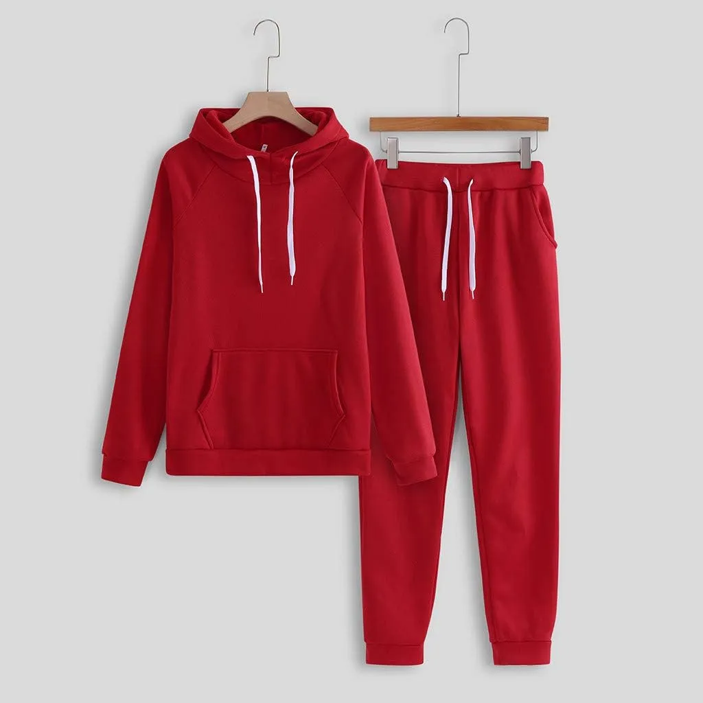 Cute Summer Outfits for Women 2 Piece Lounge Hoodie Oversized Sweatshirt Jogger Sweatpants Tracksuit Set Fall Clothes