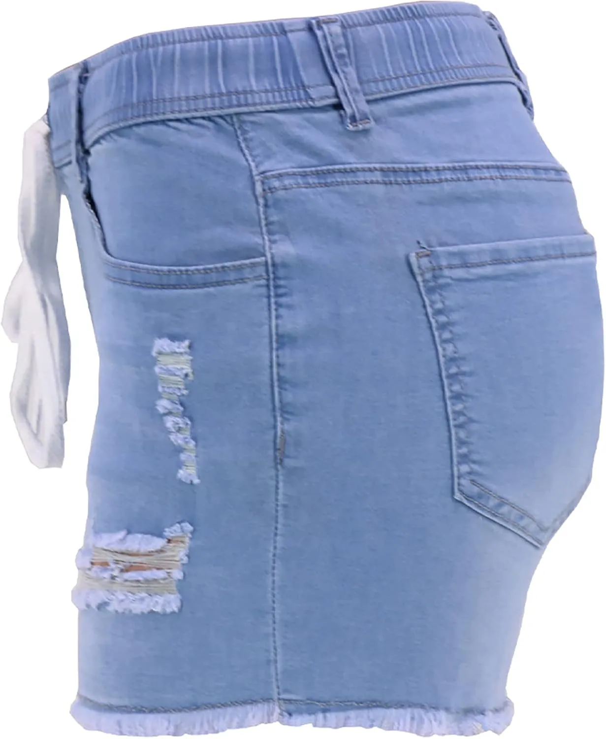 Denim Shorts for Women Jean Short Mid Waist Hot Pants Comfy Stretchy Club Party Booty Shorts
