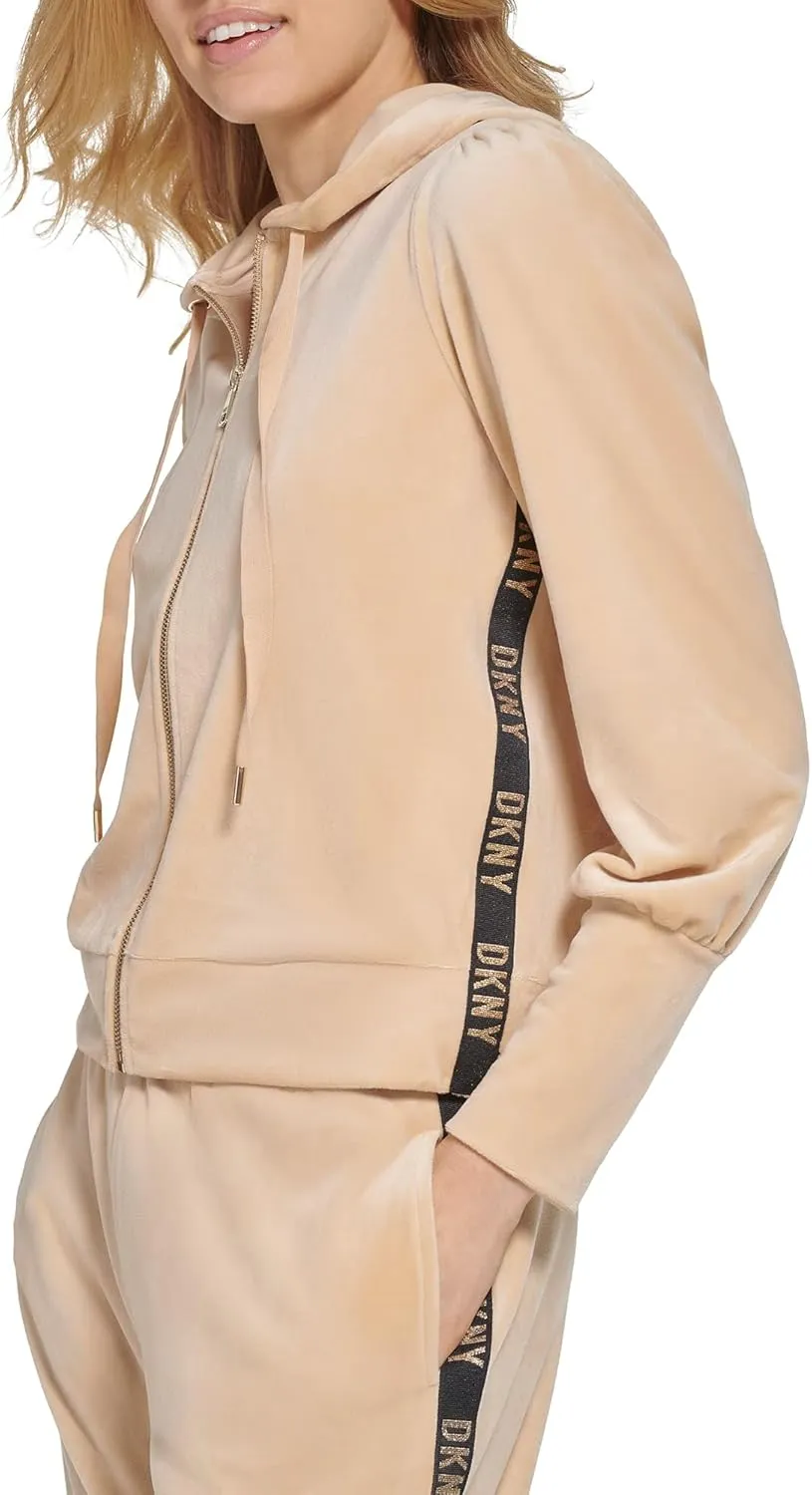 DKNY Women's Everyday Soft Zip Up Hoodie