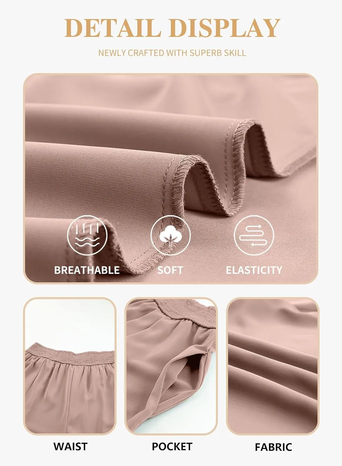 Eytino Women Plus Size Wide Leg Pants Casual Loose Smocked High Waisted Lounge Pajama Palazzo Pants(1X-5X)