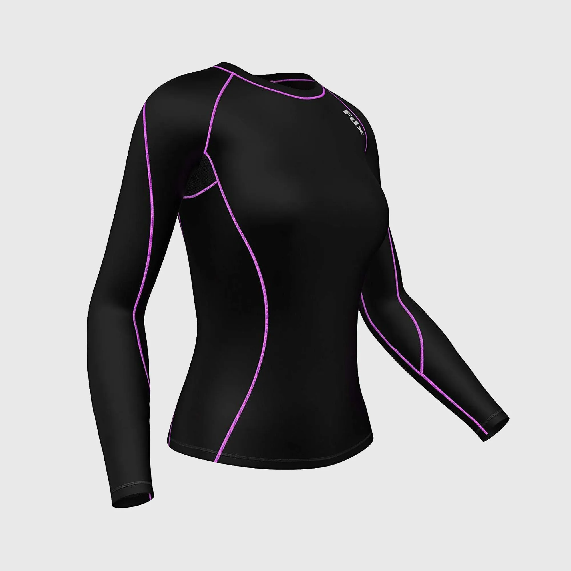 Fdx Women's Set Monarch Purple Compression Top & Leggings