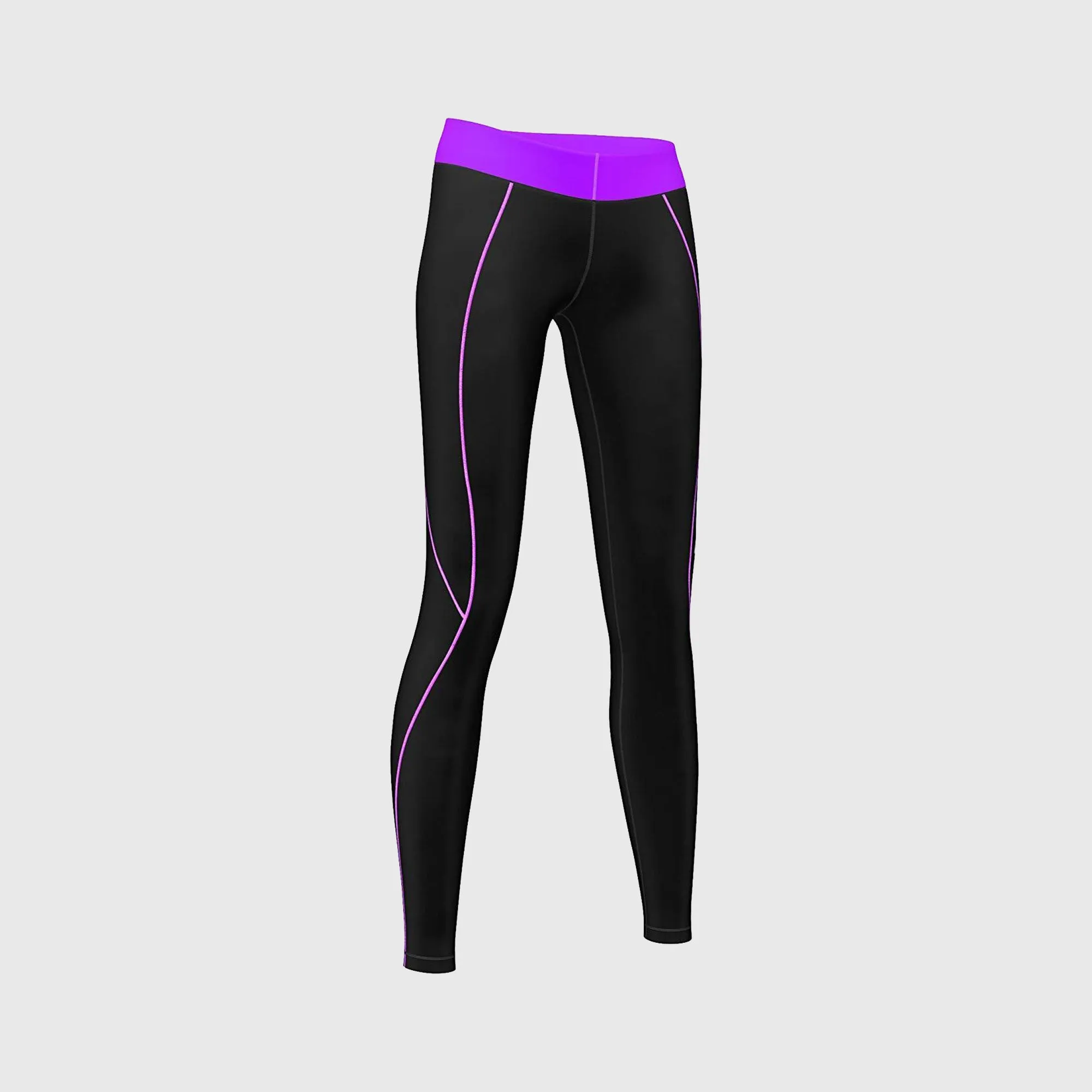 Fdx Women's Set Monarch Purple Compression Top & Leggings