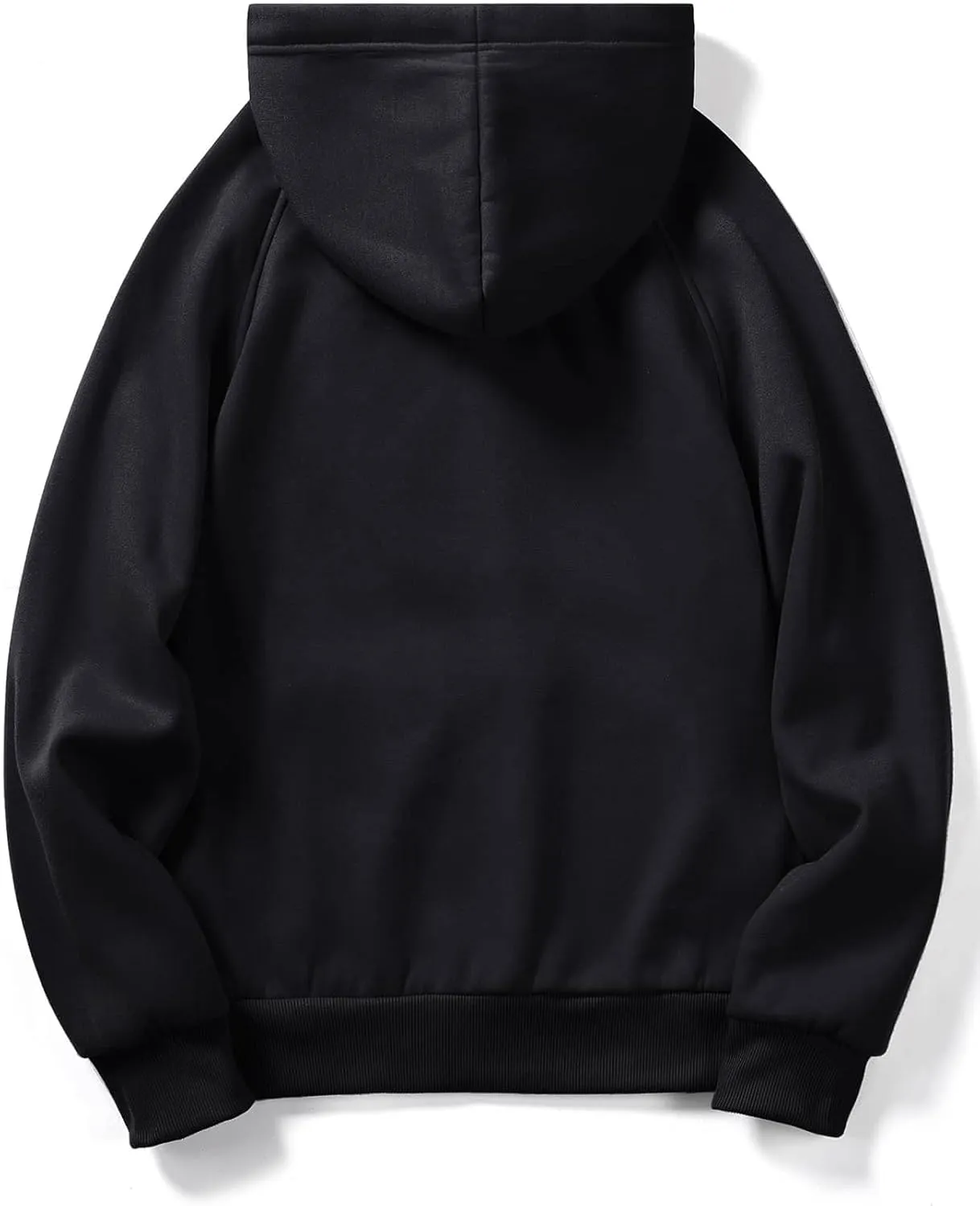 Floerns Men's Graphic Print Long Sleeve Drawstring Hoodie Pullover Sweatshirt