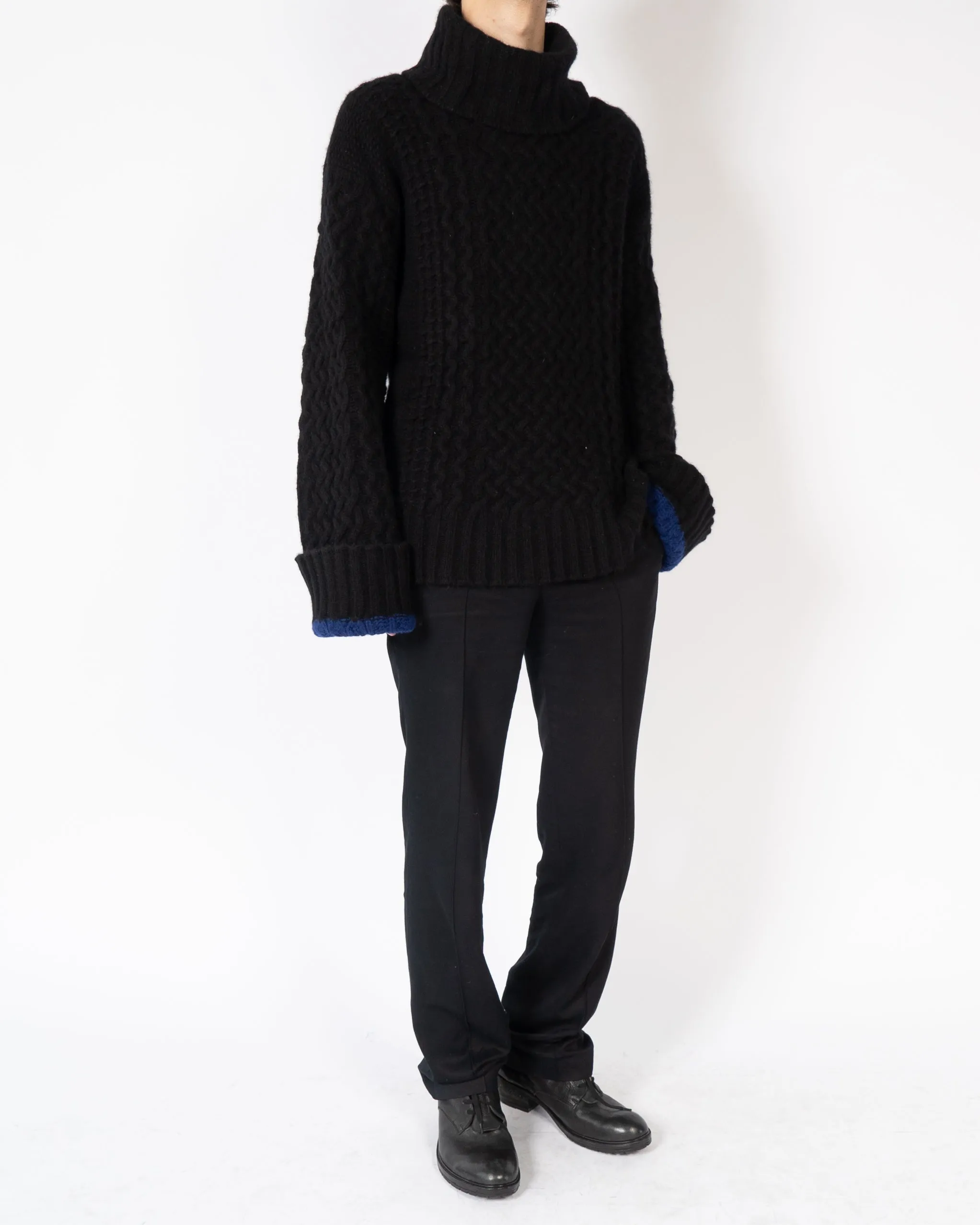 FW18 Oversized Angora Turtleneck