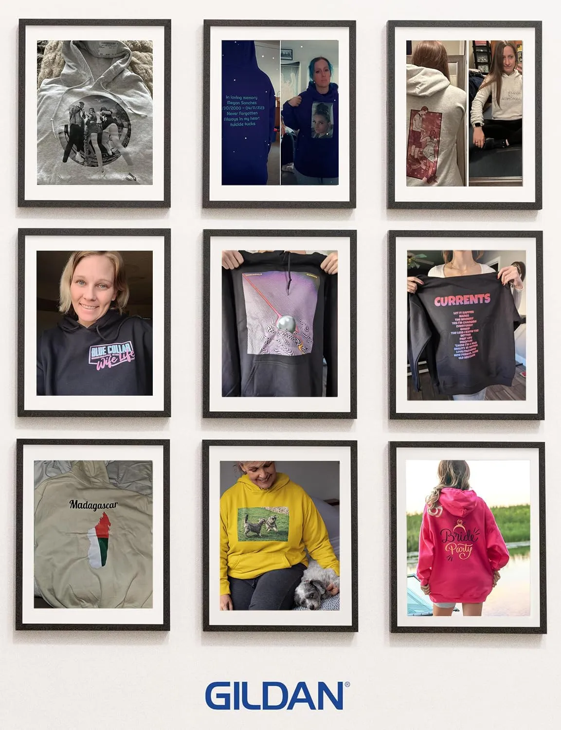 Gildan - Personalized Image Unisex Sweatshirt - Customized Add Your Text Photo Hoodies - Men Women Adult