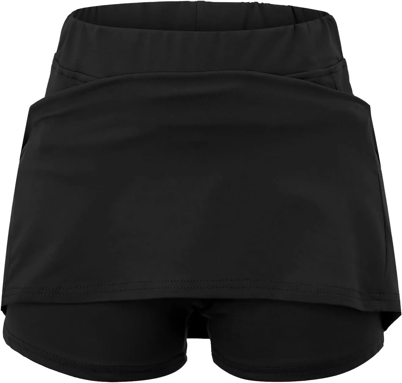 Golf Skirts for Women high Waisted Tennis Skirt with Pockets for Balls Womens Athletic Shorts Longer