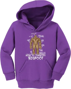 Haase Unlimited How to Identify Bigfoot - Sasquatch Myth Toddler/Youth Fleece Hoodie