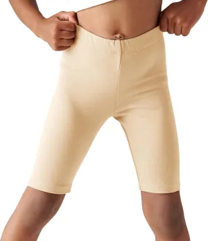 Haloumoning Girls Bike Shorts Kids Athletic Volleyball Shorts Comfy Under Dress Dance Short Leggings 5-14 Years
