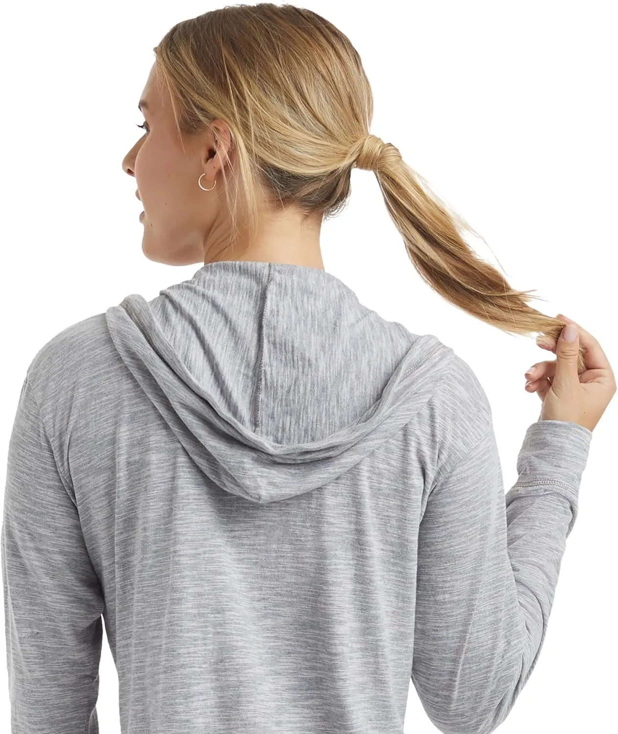 Hanes Womens Slub Knit Full-Zip Hoodie, Textured Cotton Zip-Up T-Shirt Hoodie for Women