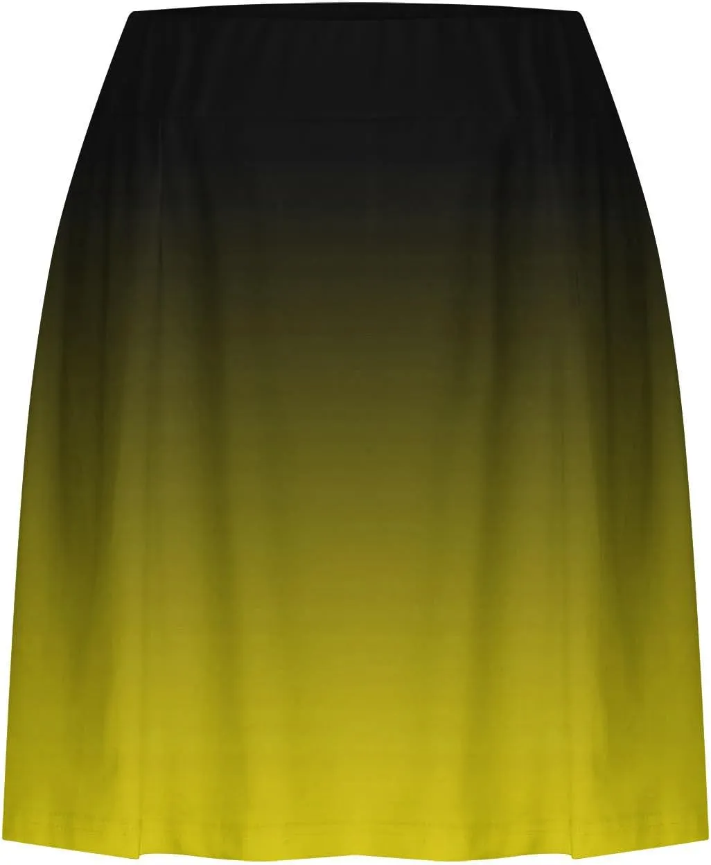 HGps8w Women's Tennis Skirt with Built-in Shorts Stretchy High Waisted Gradient Flowy Athletic Running Golf Skorts Skirts
