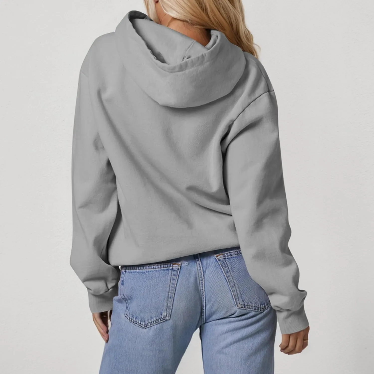 Hoodies for Women Fleece Oversized Hooded Sweatshirt with Pocket Casual Long Sleeve Workout Pullover Sweaters Tops