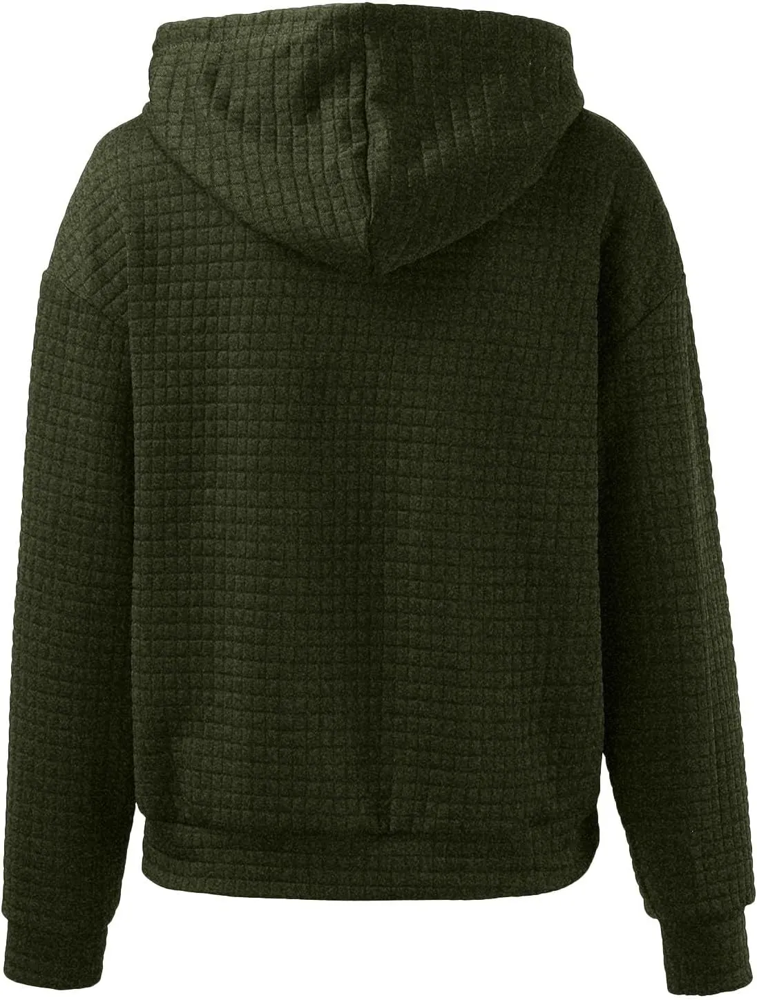 Hoodies for Women Waffle Knit Cute Hoodies Drawstring Pullover Sweatshirts Fashion Casual Sweaters Comfy Fall Clothes Outfits