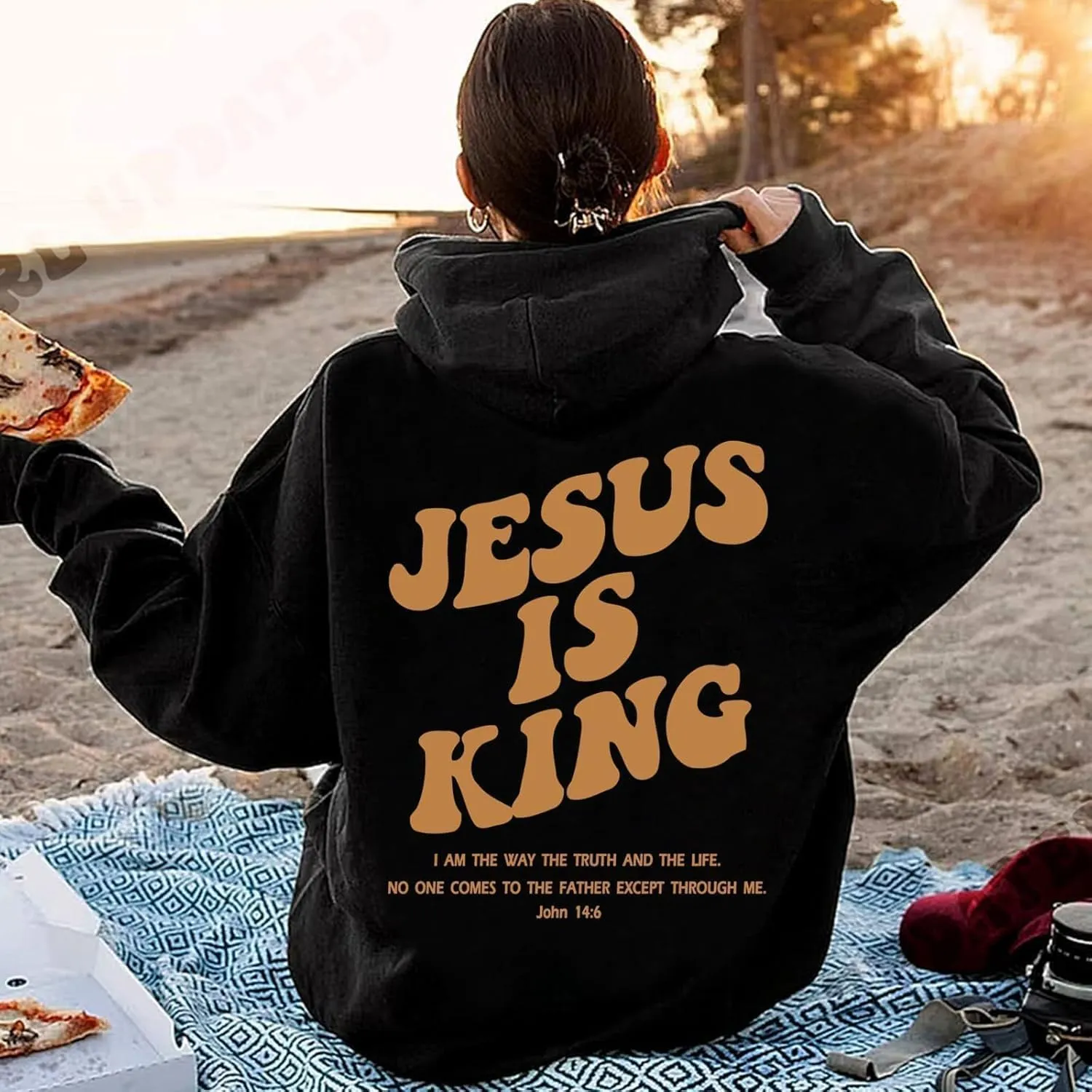 Jesus Is King Hoodie,Jesus Loves You Hoodie,Faith Over Fear Hoodie,Christian Faith Sweatshirts Gift for men women
