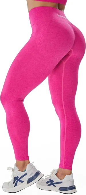JOYSPELS Butt Lifting Workout Leggings for Women Seamless Scrunch Yoga Pants Tummy Control Gym Fitness