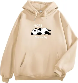 KEEVICI Womens Cute Hoodies Sweatshirts for Teen Girls Panda Graphic Kawaii Hoodie Preppy Aesthetic Pullover