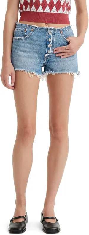 Levi's Women's 501 Ripped Waist Shorts