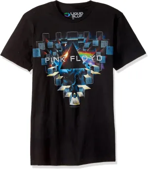 Liquid Blue Men's Pink Floyd Space Window Short Sleeve T-Shirt