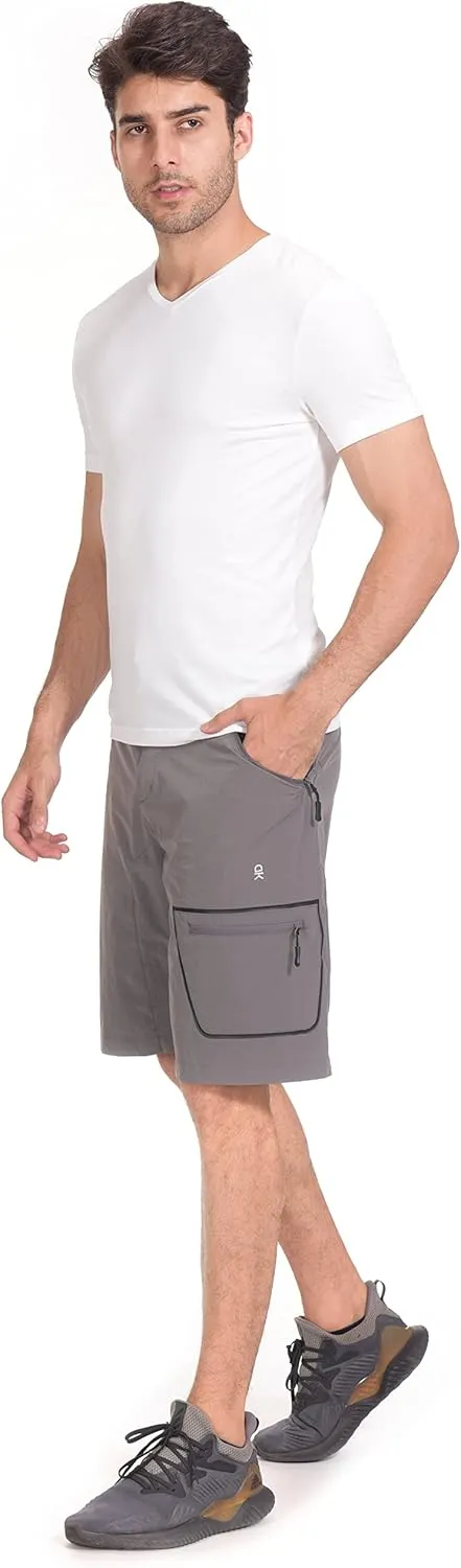 Little Donkey Andy Men's Lightweight Quick Dry Hiking Shorts Breathable Outdoor Cargo Shorts for Fishing Travel Casual
