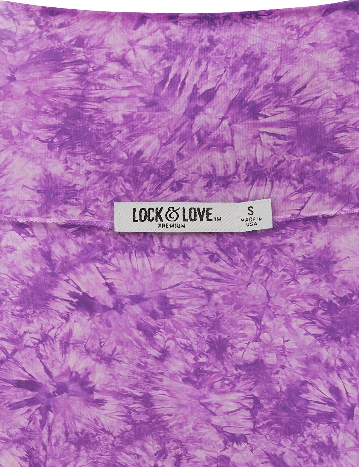 Lock and Love Women's Casual High Waist Solid/Tie Dye Fold Over Flowy Long Maxi Skirt