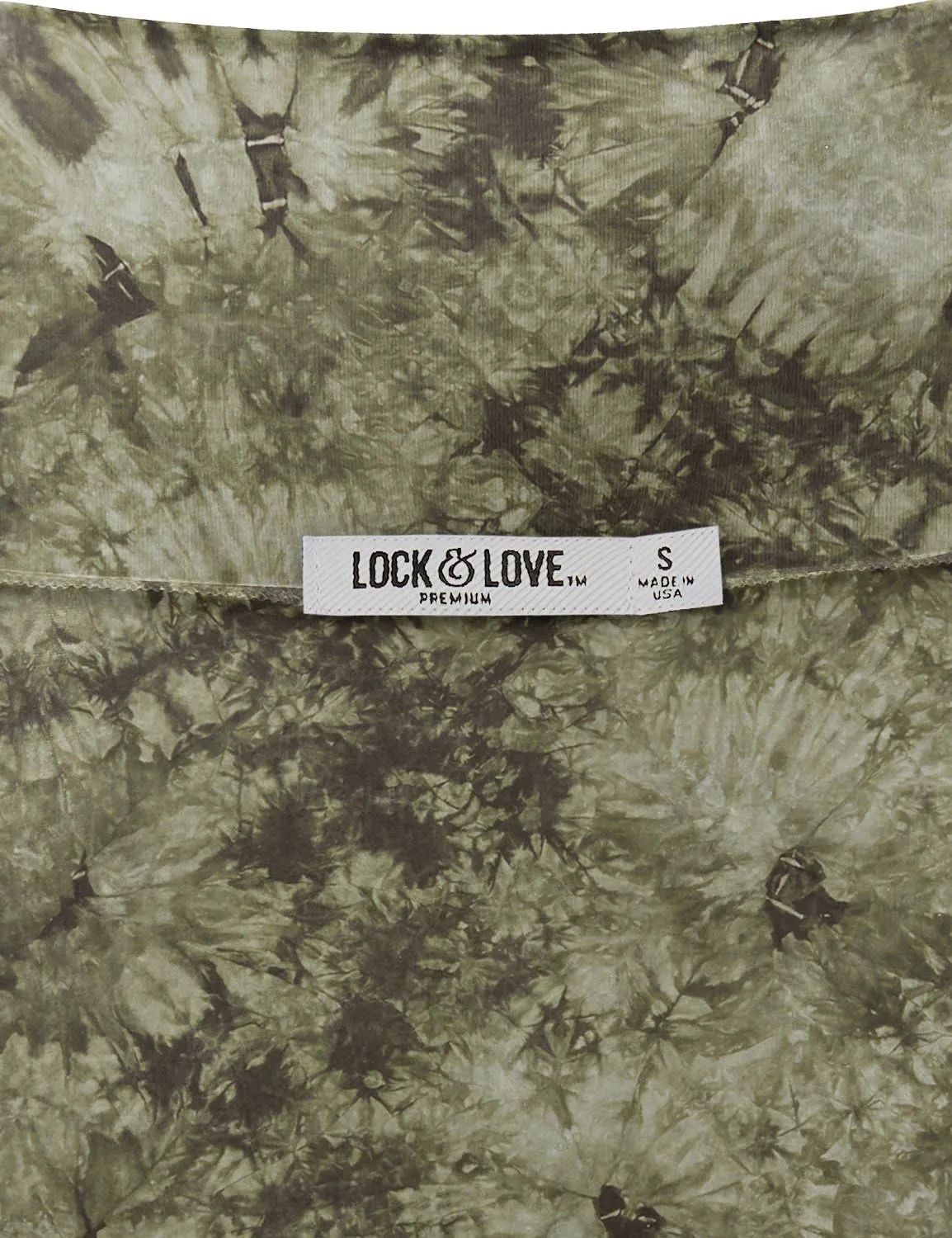 Lock and Love Women's Casual High Waist Solid/Tie Dye Fold Over Flowy Long Maxi Skirt