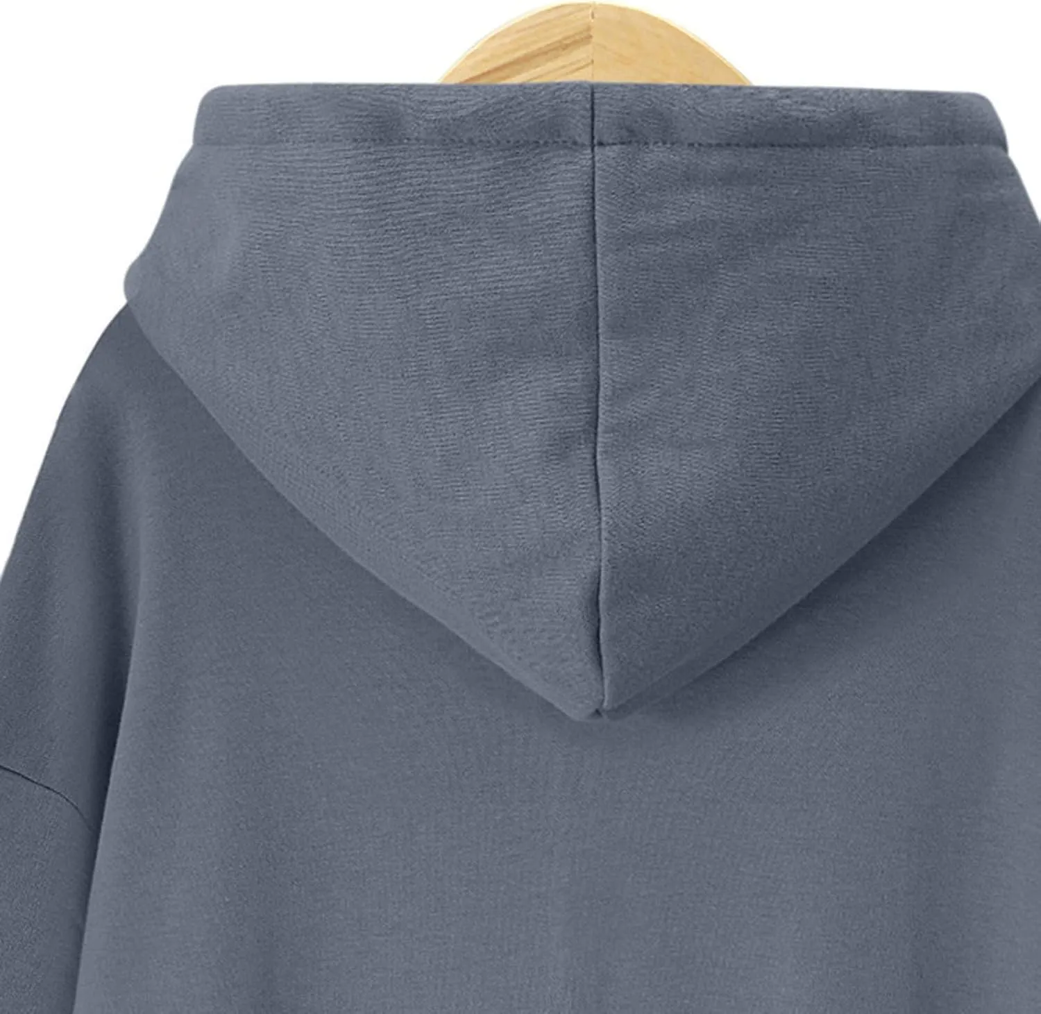 Long Hoodies for Women Oversize Longline Pullover Sweatshirt Split Hem Drawstring Hoodie Dress with Kangaroo Pocket