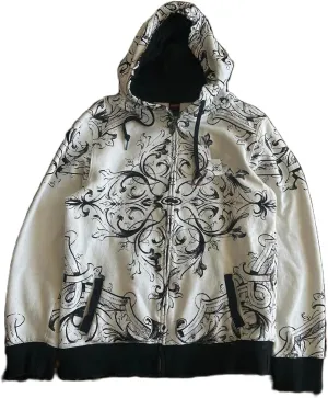 Meiweileya Women's Y2k Grunge Skull Graphic Zip Up Hoodies Emo Goth Skeleton Jacket Long Sleeve