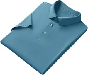 Men Polo Shirts Summer Classic Short Sleeve Tee Breathable Quick Dry Men Golf T-Shirt