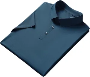 Men Polo Shirts Summer Classic Short Sleeve Tee Breathable Quick Dry Men Golf T-Shirt