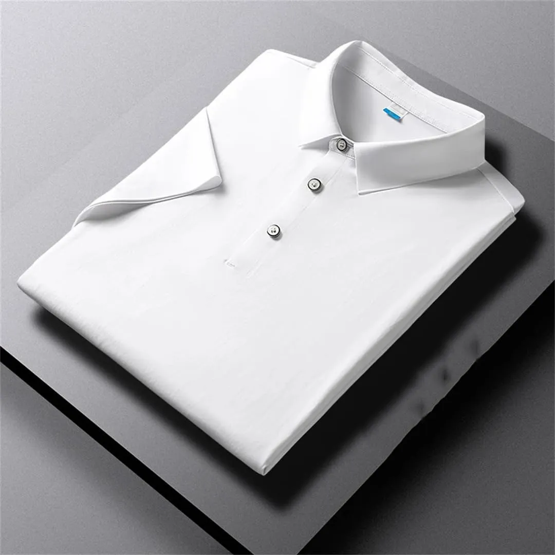 Men Polo Shirts Summer Classic Short Sleeve Tee Breathable Quick Dry Men Golf T-Shirt