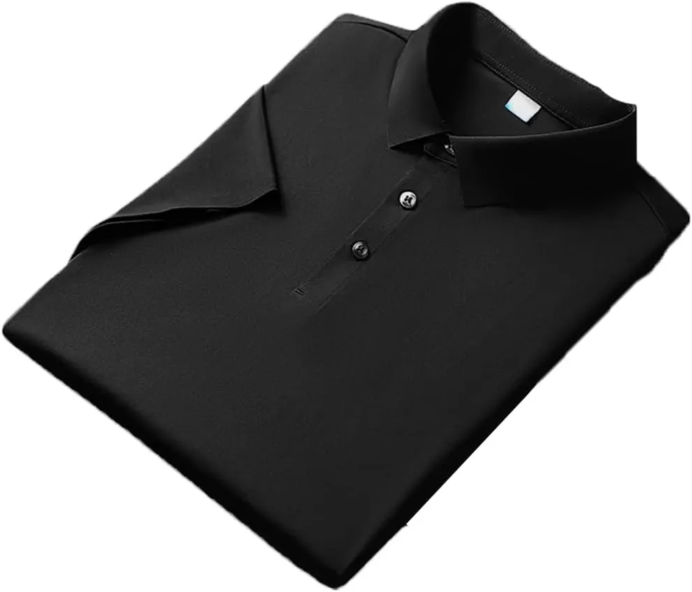 Men Polo Shirts Summer Classic Short Sleeve Tee Breathable Quick Dry Men Golf T-Shirt