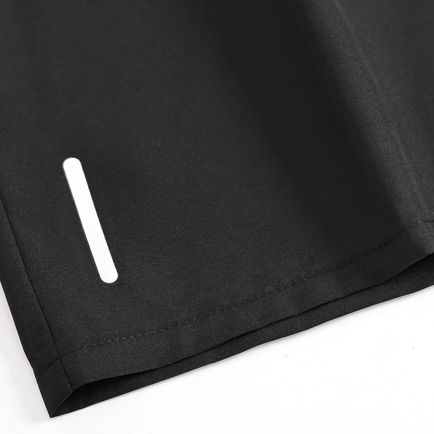 Men's Athletic Hiking Shorts Quick-Dry Waterproof Drawstring Short Reflective Stripe Ice Silk Pant with Zipper Pocket