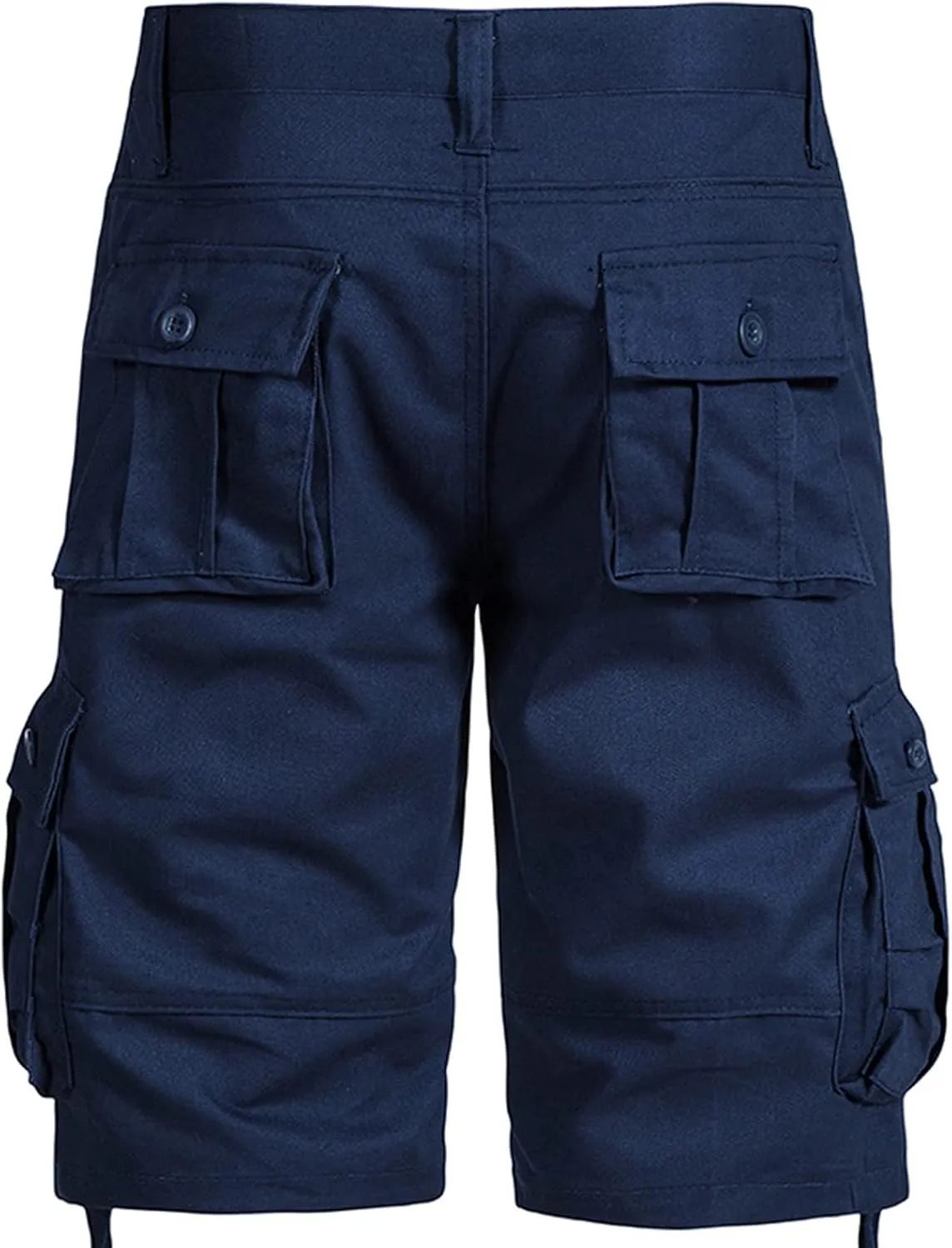 Men's Fashion Workout Shorts with Multi Pockets Zipper Button Slim Fit Cargo Pants Active Workout Short Pants 2025