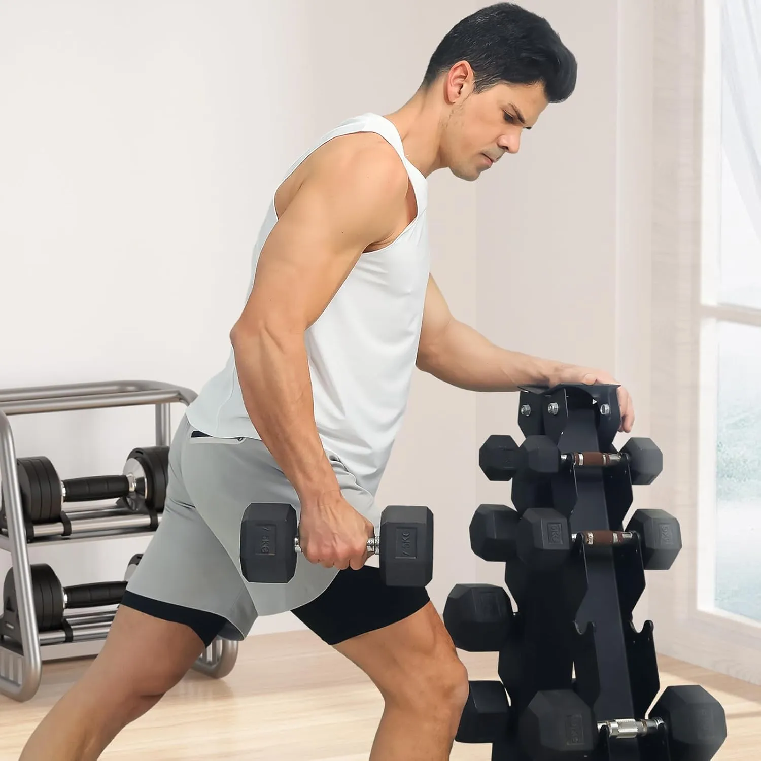 Men's Quick Dry Workout Tank Tops Bodybuilding Sleeveless Tee Fitness Gym Muscle Shirts for Active Men
