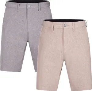 Mens Shorts for Men, Hybrid Casual Golf Dress Flat Front Quick Dry Stretch Board Shorts, Lightweight Chino Short